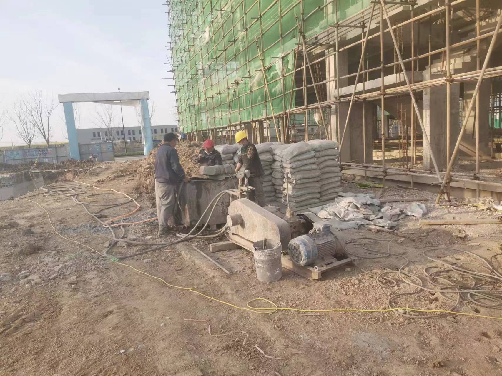 望城别墅下沉注浆